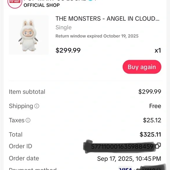 Pop Mart Labubu Angel in the Clouds Zimomo GIANT sized! - Picture 5 of 5